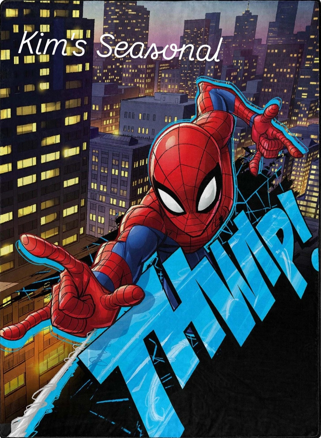 Spider-Man Twin Raschel Blanket