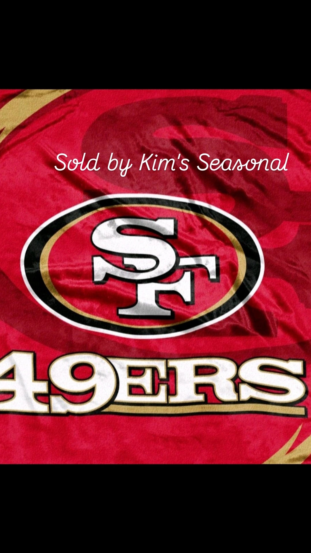 SF 49ers Plush blanket