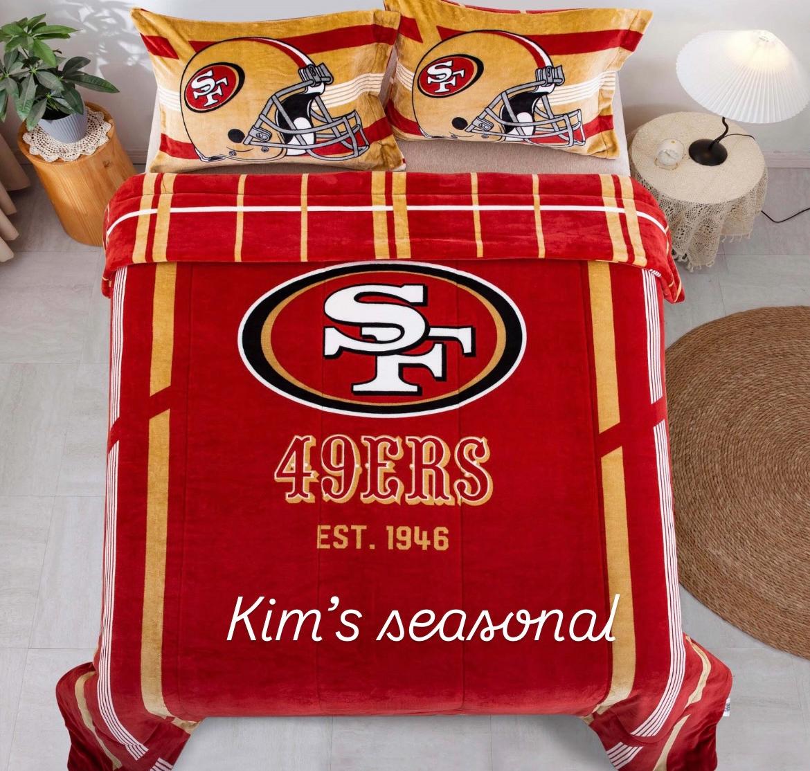 SF 49ers Queen Size Comforter 3 pc set