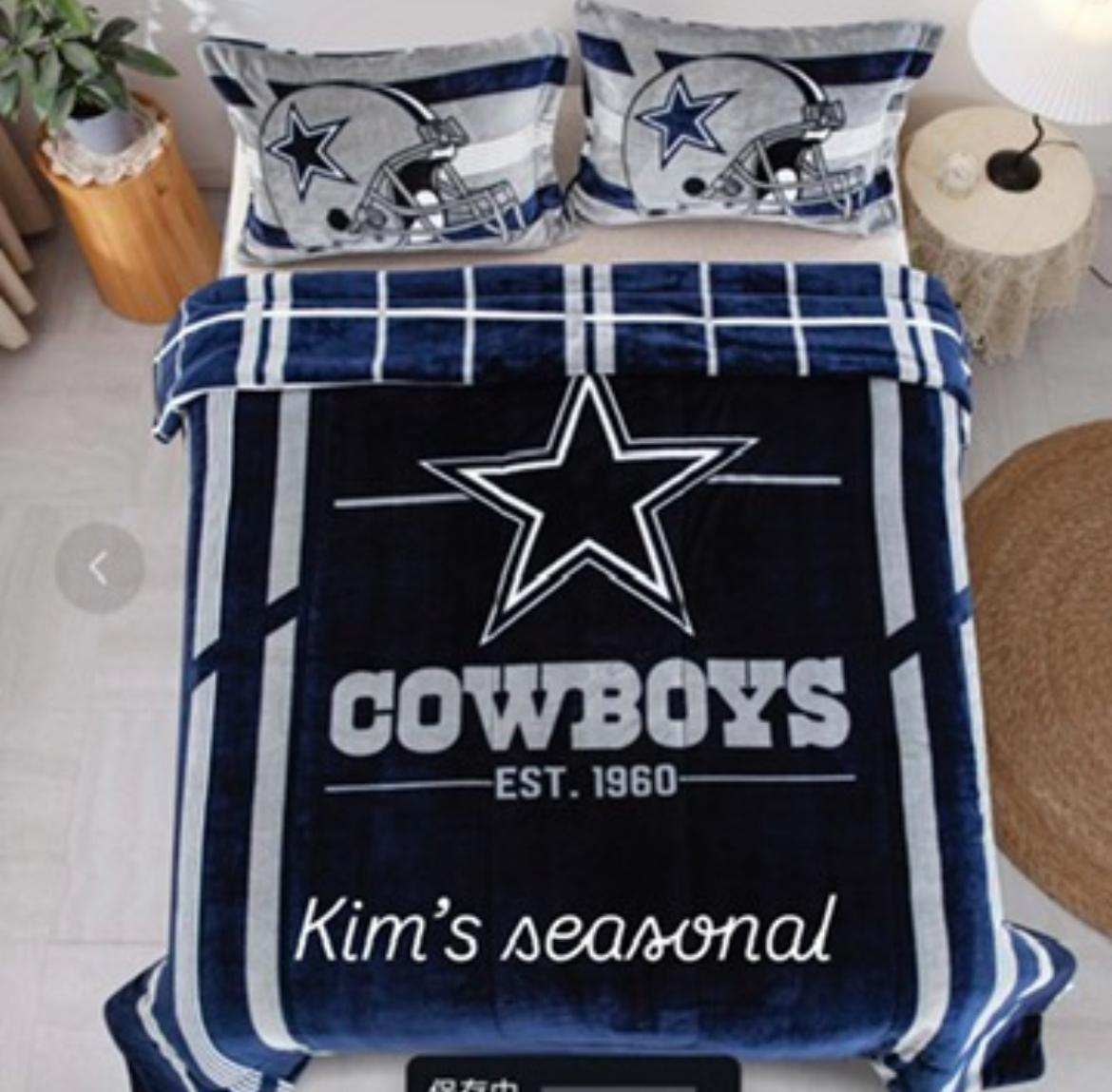 Cowboys Queen Size Comforter 3 pc set