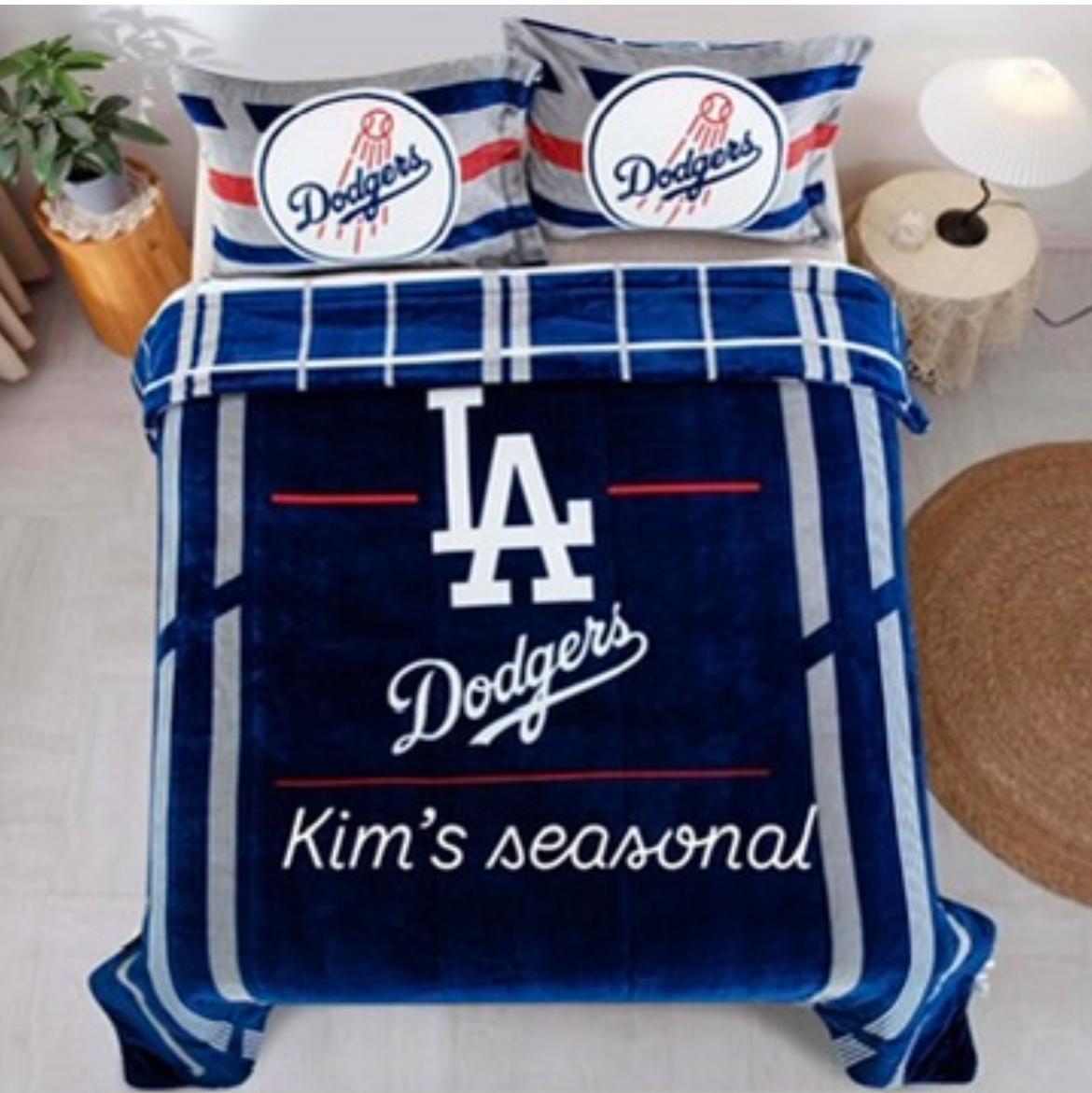 Los Angeles Dodgers Queen Size Comforter 3 pc set