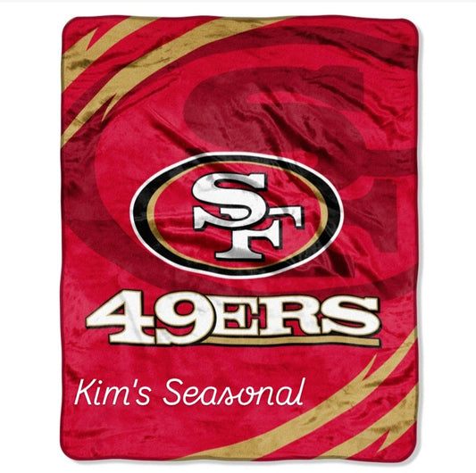 SF 49ers Plush blanket