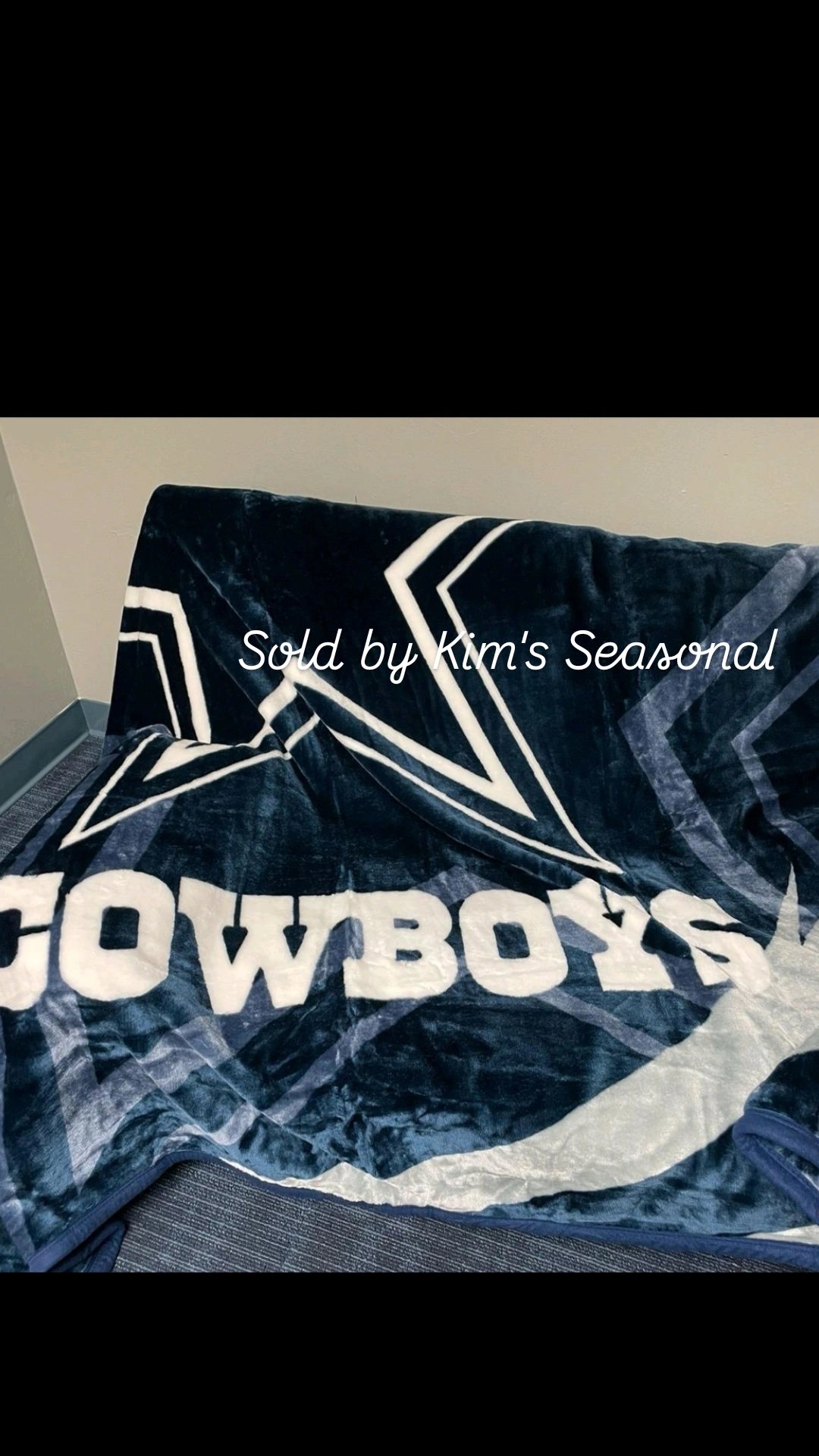 Cowboys Plush Blanket