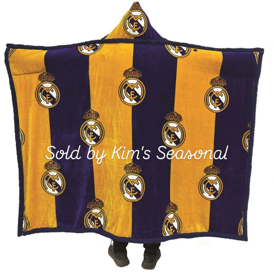 Real Madrid Wearable Hooded Blanket