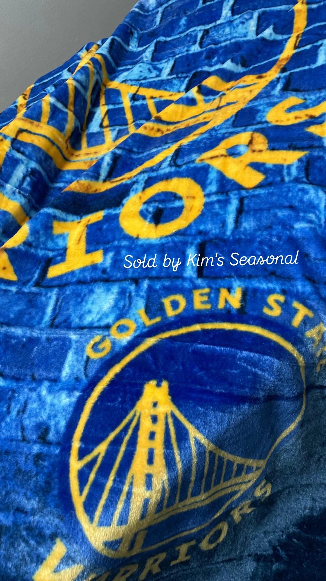 Warriors Twin Size Blanket