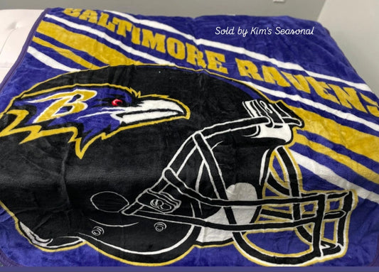 Ravens Twin Size Blanket